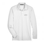Devon & Jones Men's Plaited Long Sleeve Polo